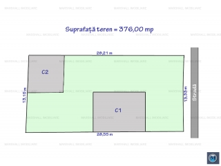 Vila cu 5 camere de vanzare, zona Nord, 142.28 mp