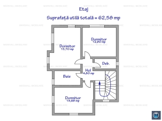 Vila cu 5 camere de vanzare in Paulesti, 142.68 mp