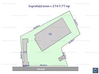Spatiu industrial de vanzare, zona Nord, 706 mp