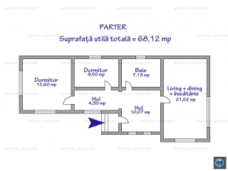 Casa cu 3 camere de vanzare, zona Republicii, 160 mp
