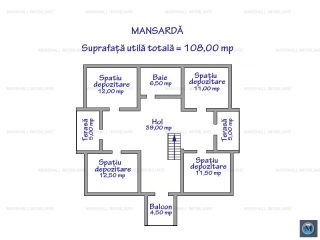 Vila cu 7 camere de vanzare in Strejnicu, 344.22 mp