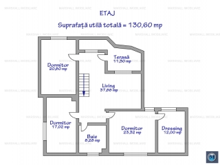 Vila cu 6 camere de vanzare in Cocosesti, 256.49 mp