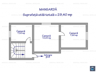 Vila cu 10 camere de vanzare, zona Central, 227.29 mp