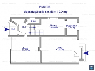 Vila cu 6 camere de vanzare, zona Central, 467.57 mp