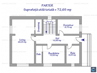 Vila cu 5 camere de vanzare in Bucov, 145 mp