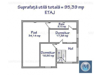 Vila cu 5 camere de vanzare in Ploiestiori, 216.82 mp