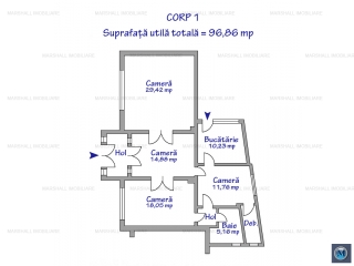 Casa cu 8 camere de vanzare, zona Mihai Bravu, 221.51 mp