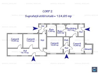 Casa cu 8 camere de vanzare, zona Mihai Bravu, 221.51 mp