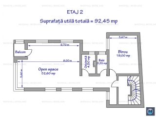 Spatiu  birouri de inchiriat, zona Ultracentral, 277.54 mp