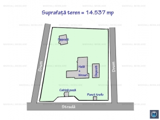 Spatiu industrial de vanzare, zona B-dul Bucuresti, 1512 mp