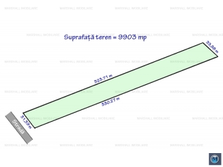 Teren intravilan de vanzare, zona Exterior Sud, 9903 mp