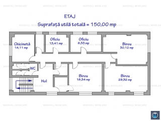 Spatiu  birouri de vanzare, zona Est, 300 mp
