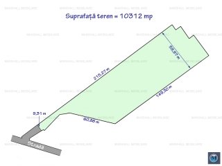 Teren intravilan de vanzare, zona Nord-Vest, 10312 mp