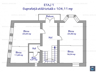 Spatiu  birouri de vanzare, zona Ultracentral, 352.82 mp