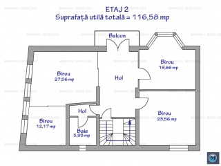 Spatiu  birouri de vanzare, zona Ultracentral, 352.82 mp