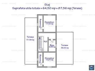 Vila cu 4 camere de vanzare in Strejnicu, 261.3 mp