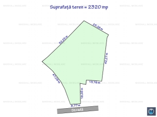Teren intravilan de vanzare, zona Buna Vestire, 2320 mp
