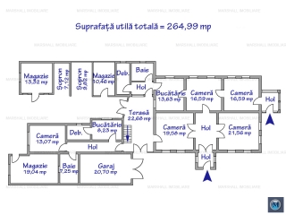 Casa cu 7 camere de vanzare in Baicoi, 265 mp