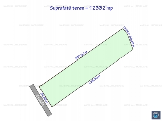 Teren intravilan de vanzare, zona Exterior Vest, 12332 mp