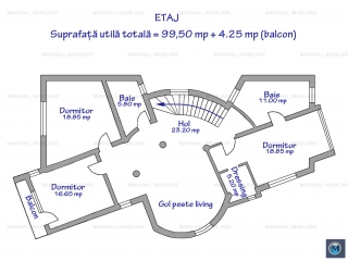 Vila cu 4 camere de vanzare in Paulesti, 204.90 mp