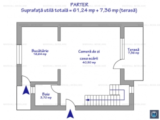 Vila cu 4 camere de vanzare in Cocosesti, 113.54 mp