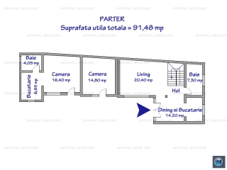 Vila cu 4 camere de vanzare, zona Gheorghe Doja, 98.8 mp