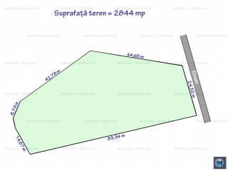 Teren extravilan de vanzare in Plopu, 2844 mp