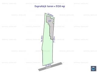 Teren intravilan de vanzare, zona Ultracentral, 926 mp