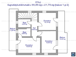 Vila cu 4 camere de vanzare in Paulesti, 155 mp