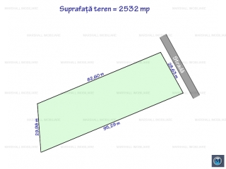 Teren intravilan de vanzare in Harsa, 2532 mp