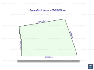 Teren intravilan de vanzare, zona Exterior Est, 30985 mp