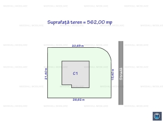 Casa cu 4 camere de inchiriat, zona Exterior Nord, 97.4 mp