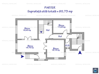 Spatiu  birouri de inchiriat, zona Central, 350 mp