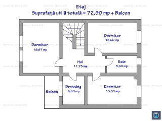 Vila cu 5 camere de vanzare, zona Transilvaniei, 168 mp