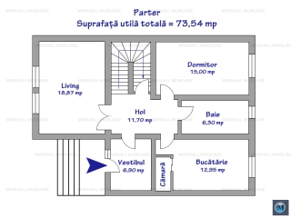 Vila cu 5 camere de vanzare, zona Transilvaniei, 168 mp