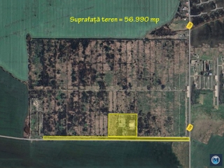 Teren intravilan de vanzare, zona Exterior Sud, 61124 mp