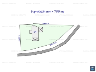 Casa cu 2 camere de vanzare in Lipanesti, 50 mp
