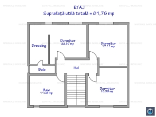 Vila cu 5 camere de vanzare in Paulesti, 295 mp