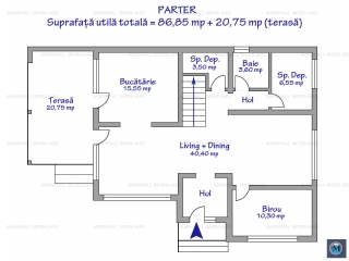 Vila cu 5 camere de vanzare in Paulesti, 209 mp