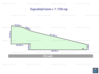 Teren intravilan de vanzare, zona Exterior Est, 1156 mp