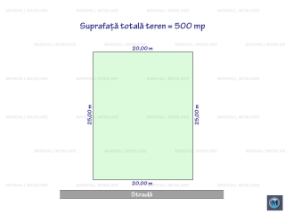 Teren intravilan de vanzare in Gageni, 500,00 mp