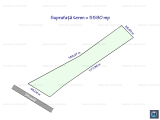 Teren intravilan de vanzare in Baicoi, zona Nord-Est, 5590 mp