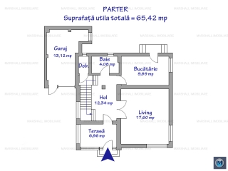 Vila cu 3 camere de vanzare, zona Republicii, 106.94 mp