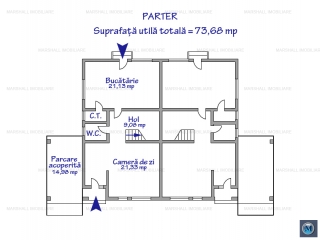 Vila cu 4 camere de vanzare in Paulesti, 144 mp