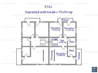 Vila cu 4 camere de vanzare in Paulesti, 144 mp