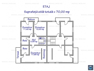 Vila cu 4 camere de vanzare in Paulesti, 144 mp