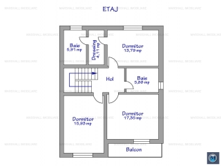 Vila cu 5 camere de vanzare in Paulesti, 150.9 mp