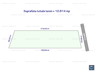 Teren intravilan de vanzare, zona Exterior Vest, 10.814 mp