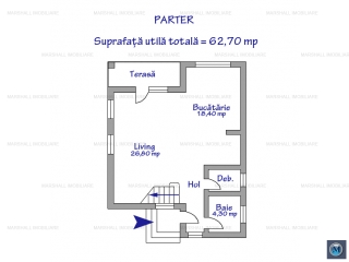 Vila cu 4 camere de vanzare in Paulesti, 129 mp