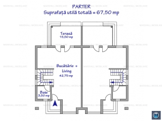Vila cu 4 camere de vanzare in Paulesti, 123 mp